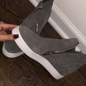 Steve Madden Suede Sneaker Wedges